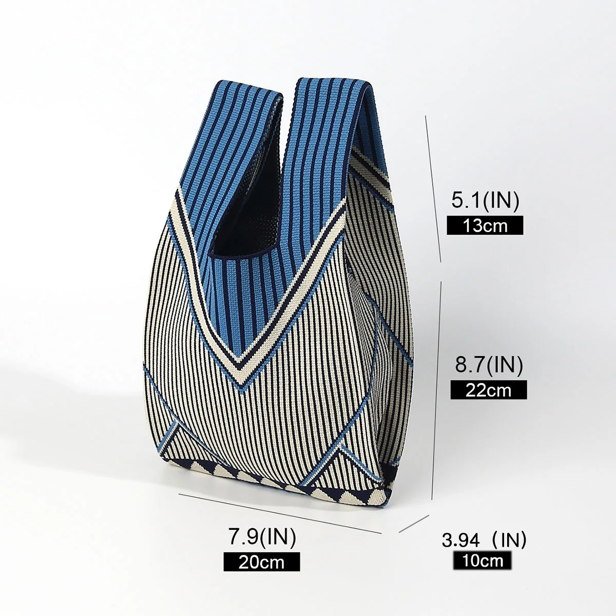 Elegant Knitted Handbag - Eco-Friendly, Durable, and Versatile