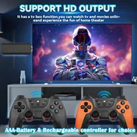 X2Pro TV Game Stick 4K HD poignée vidéo Console de jeu 40K/50K jeux 64g/128g pour PSP rétro jeux d'arcade PK M15 Pro pour les jeux à domicile 5