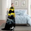 Super Hero B-BatmanS Cool Blanket Soft Plush Nap Sofa rug for Living Room Warm Office Bedroom Birthday Home Travel Kid Gifts 5
