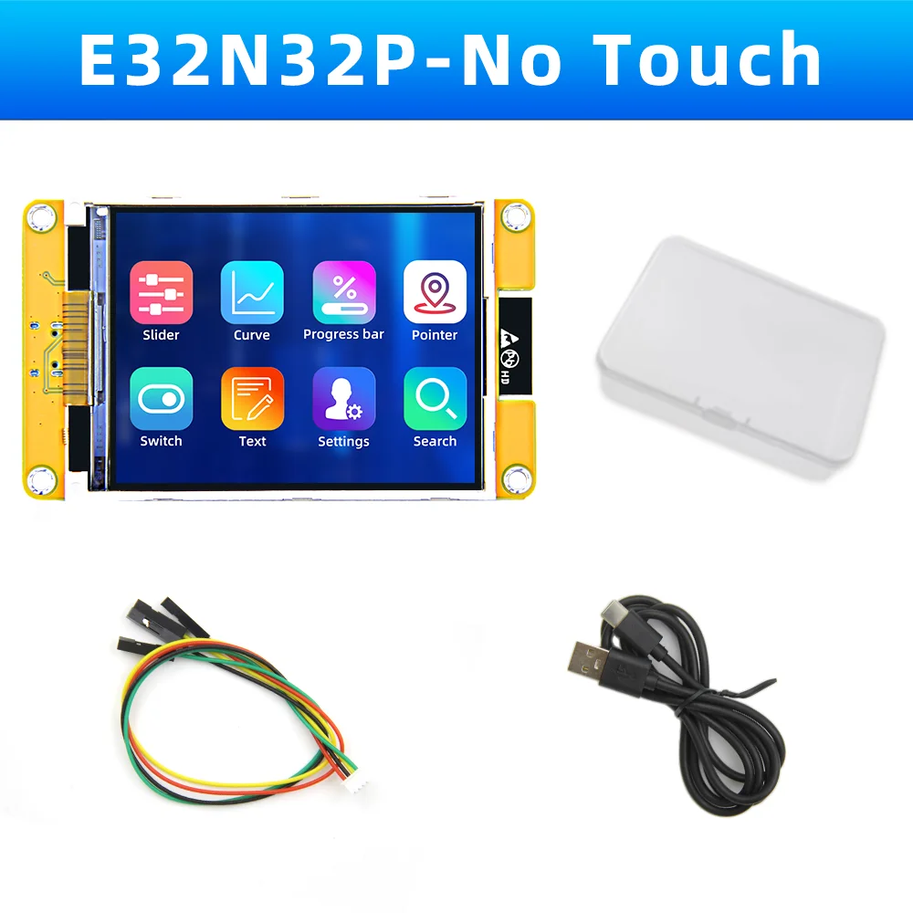 ตัวเลือกสินค้า บอร์ดพัฒนา ESP32 Arduino LVGL WIFI Bluetooth พร้อมหน้าจอแสดงผลอัจฉริยะ LCD TFT ขนาด 2.8/3.2/3.5/4 นิ้ว รองรับระบบสัมผัส ความละเอียด 240*320