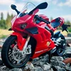 1:12 Ducati Panigale V4S Alloy Cross-country Motorcycle Model Simulation Toy Street Motorcycle Model Collection Kids Gift M17 3
