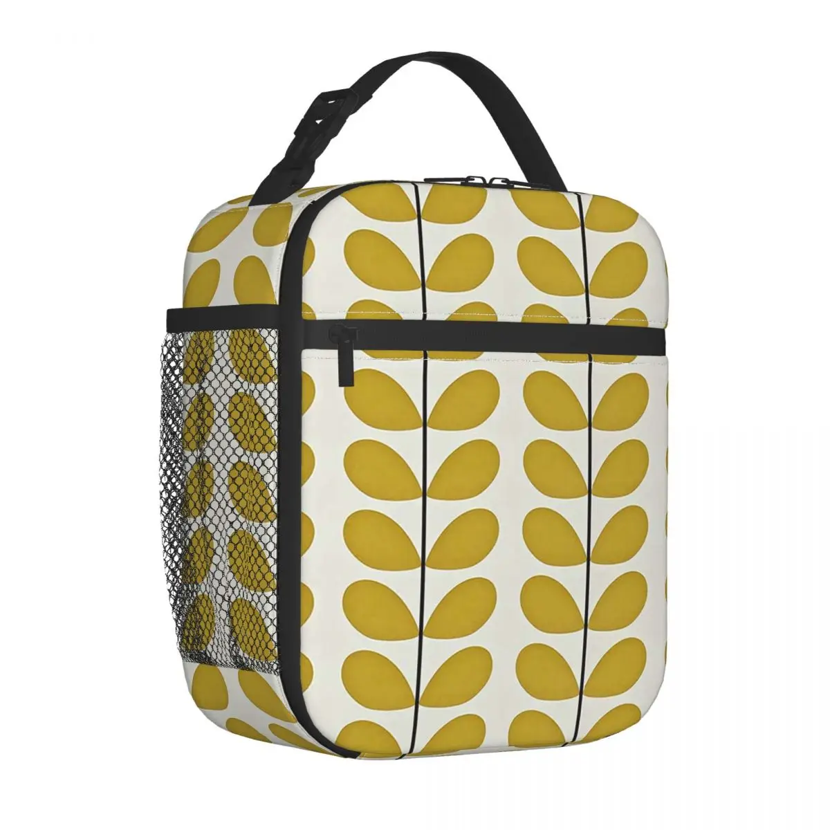 

Изолированная сумка для ланча Orla Kiely, портативный контейнер для ланча с листьями, герметичный термоохладитель, школьный Ланч-бокс