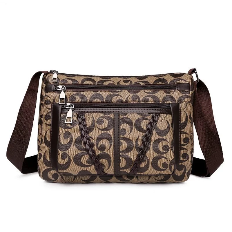 Stylish Women's Crossbody Bag - Spacious Multi-Layered Design with Adjustable Comfort Straps