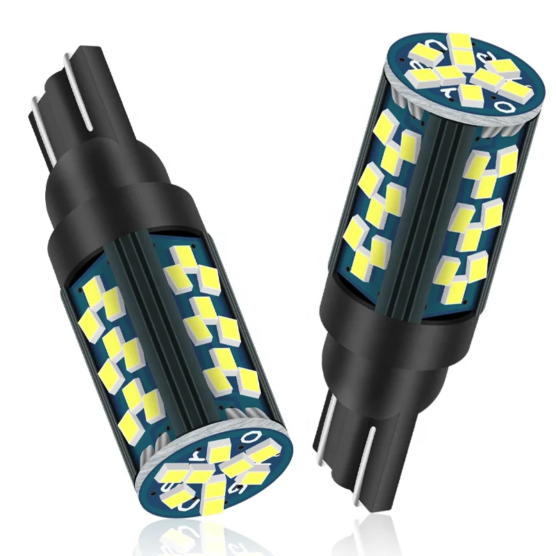 

100PCS 12V CANBUS T10 W5W 33SMD/45SMD Car LED light Auto Interior Car Wedge Side Reading lights License Plate Lamp 12V