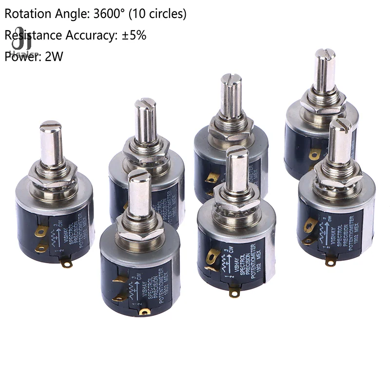 Spectorl Precision Coil Wire Wound Potentiometer 534 2w 100R 200R 500R 1K 2K 5K 10K 20K 50K 100k 1PCS wire wound potentiometer