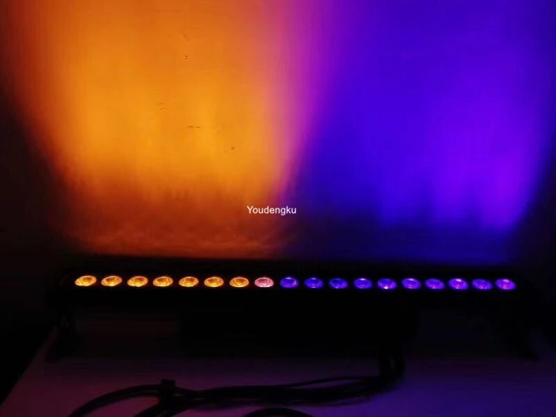 6 pieces  individually control Waterproof 18x18w rgbwa uv dmx wall washer led ig