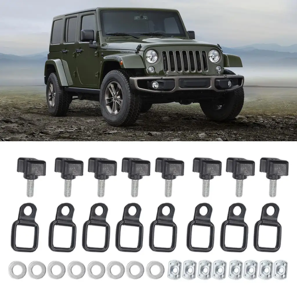 

Болты Hardtop, винты, D-образные кольца, якоря для грузовика Hardtop Yj TJ JK