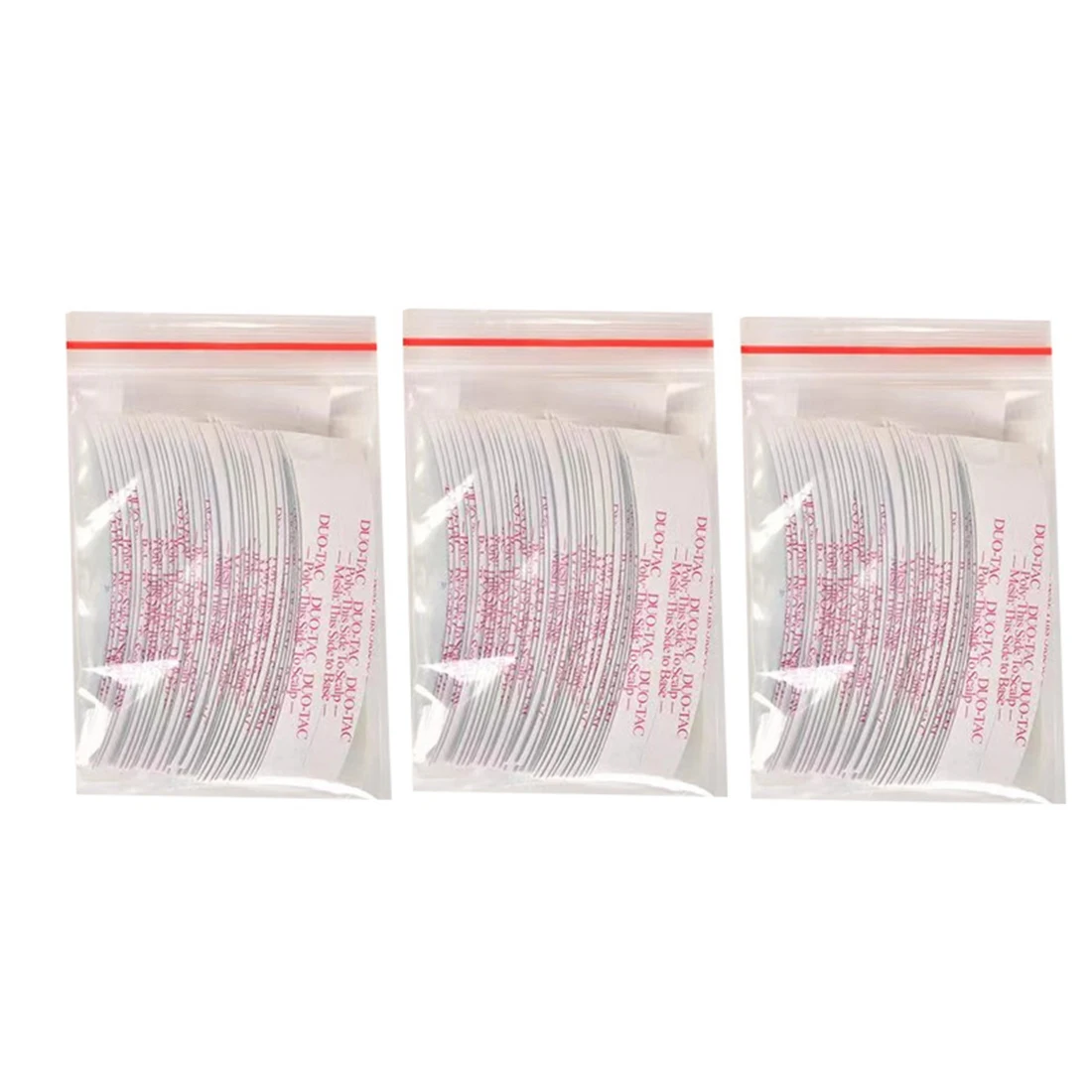 

108 шт./3 пакета, двойная лента для париков