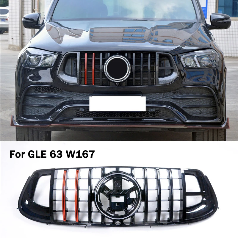 

Front Grille Grill Bumper Engine Cooling Grid Car Parts Accessorie For Brabus For Mercedes Benz GLE63 W167 C167 2020-2023 Year
