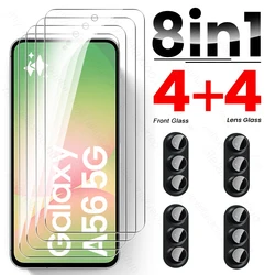 8 - in - 1 Protective Case with Screen and Camera Lens Protectors for Samsung A57 5G (8In1 4Front 4Lens)