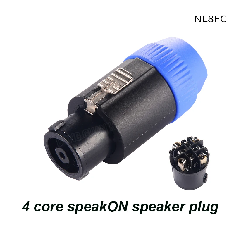4-Pin Speakon-Stecker NL4FX NL4FC Kompatibel 4-Kern-Lautsprecherstecker Verstärkerkabel-Adapter Drehverschluss PA-System-Stecker – Detail 29