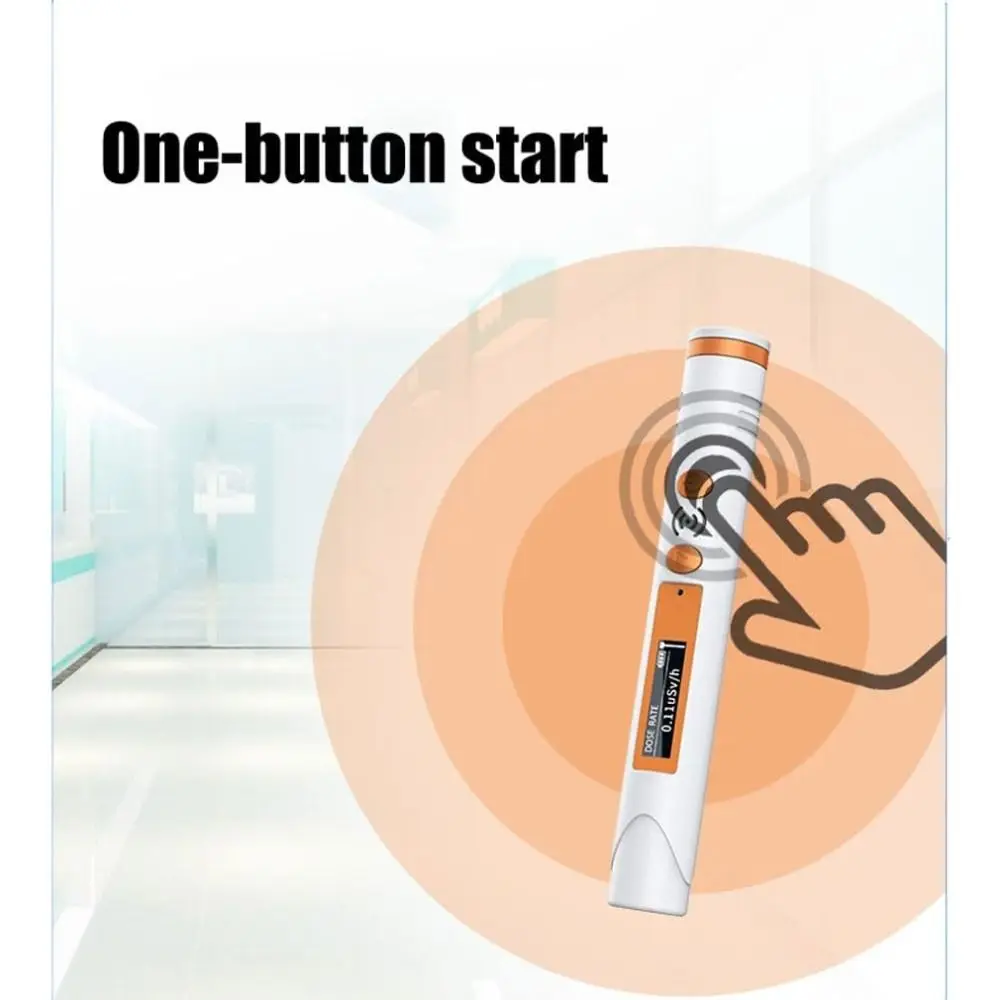 휴대용 핵방사선 감지기 펜형 휴대용 선량계 개인용 선량 LCD 디스플레이 가이거 계수기 개인용