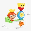 Baby Bath Toy Wall Sunction Cup Track Water Games Bathroom Monkey Caterpilla Bath Shower Toy for Boys Girls Christmas Gifts 6