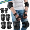 6Pcs/Set Roller Skating Protector Elbow Knee Pads Wrist Guard Kids Adults Riding Skateboard BMX Bicycle Sports Protective Gear 1