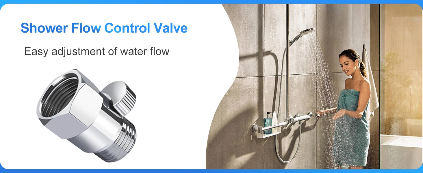 Shower Flow Control Valve, Shower Head Shut Off Valve, MAYYAYA, Mayyaya, Water Flow Control Valve