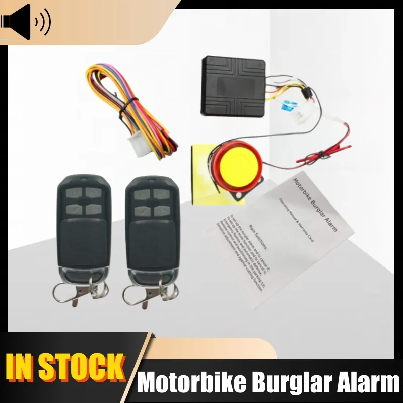 1 Set Motorcycle Theft Protection Remote Activation Motorbike Alarm Accessories With Remote Control key 1set motorcycle theft protection remote activation motorbike alarm accessories with remote control key