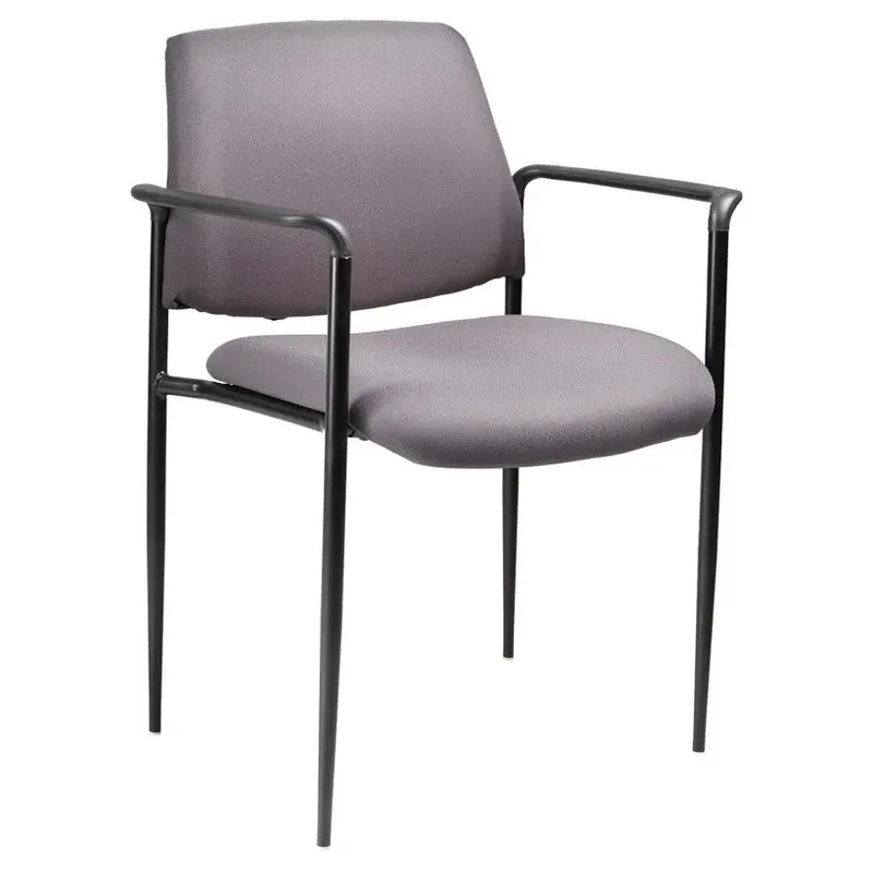 Gray Square Back Stacking Chair for Events or Offices contemporary stacking chair for versatile use