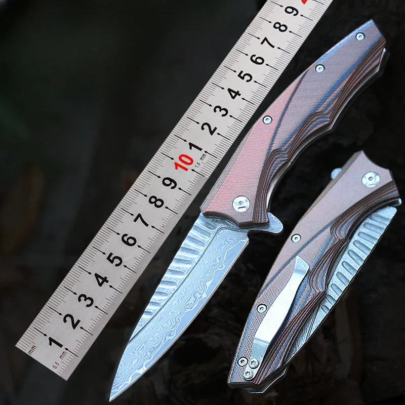 

New Creative outdoor folding knife wilderness survival tactical knife high hardness portable hunting and fishing tool