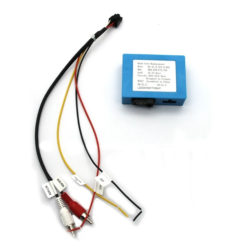 

Compatible for ml R E8X E9X E7X F0X 2G HOST/3G-HOST Car Stereo Radio Amplifier Adapter Optical Fiber Box Durable