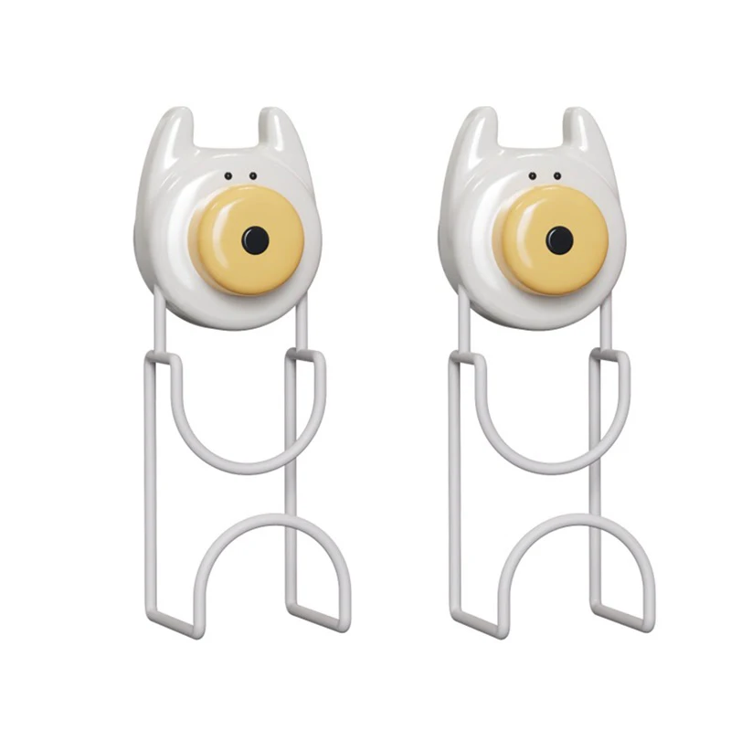 Adhesive Hooks, Cartoon Dog Washbasin Hook Robe Towel Hook for Hanging Washbasin Bathroom Kitchen
