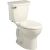 2-Piece Round Front Toilet with 12-in Rough-In, Large, Bone,squat toilets, toliet 5