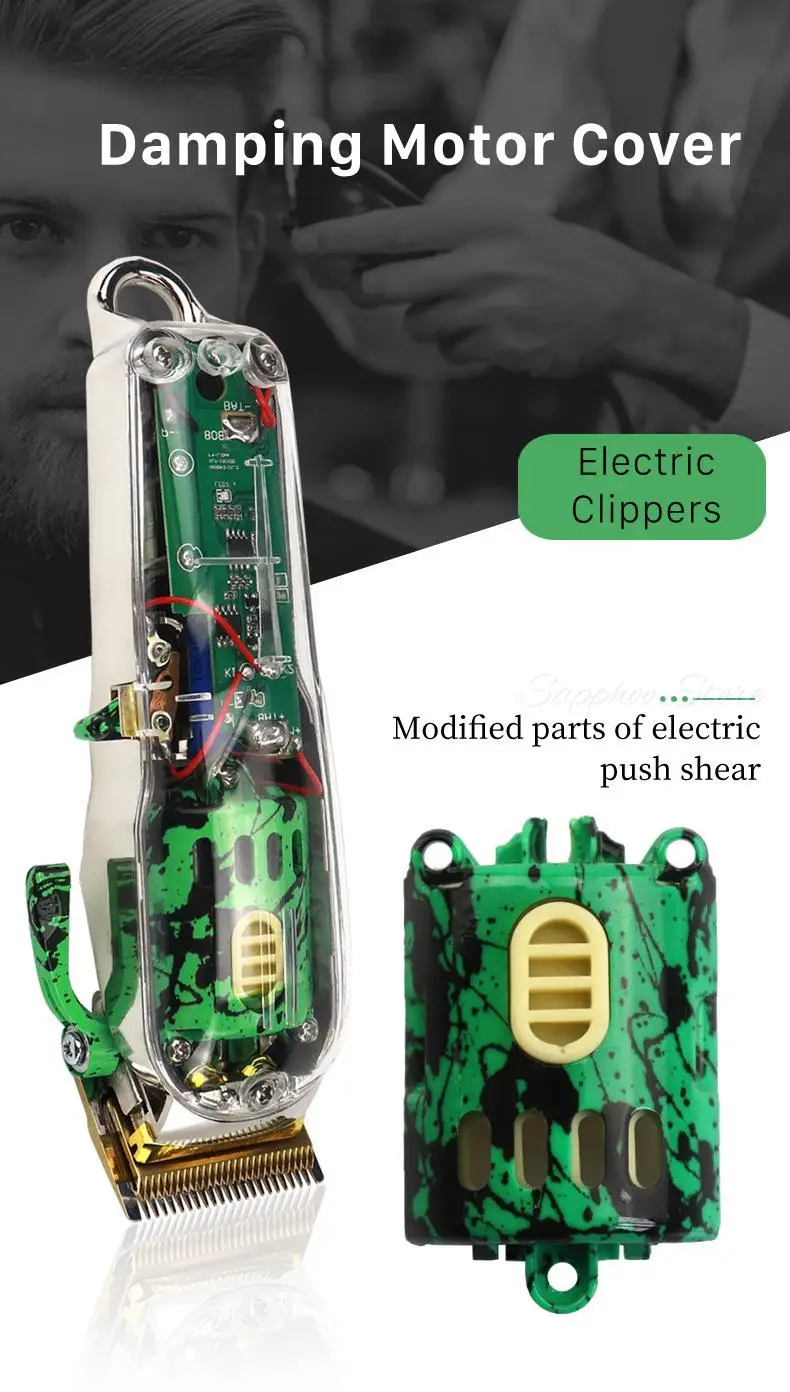 Description Picture 2 of itemFor WAHL 8591 8148 8504 81919 Hair Clipper Modified Shell Motor Protection Shock Absorber Cover Vibration And Noise Reduction