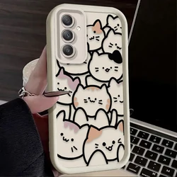 Playful Cartoon Animal Cat Phone Case - Galaxy A55 5G (1)