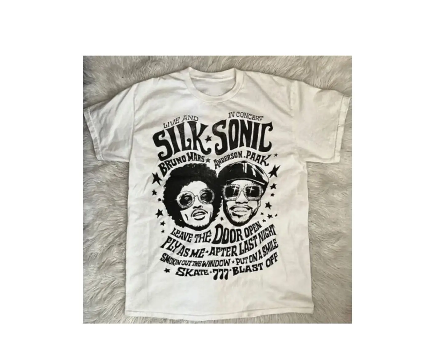 Música T-shirt para ventilador, Bruno Mars Silk Sonic, Presente para  ventilador, Te2933, Te2933 - AliExpress