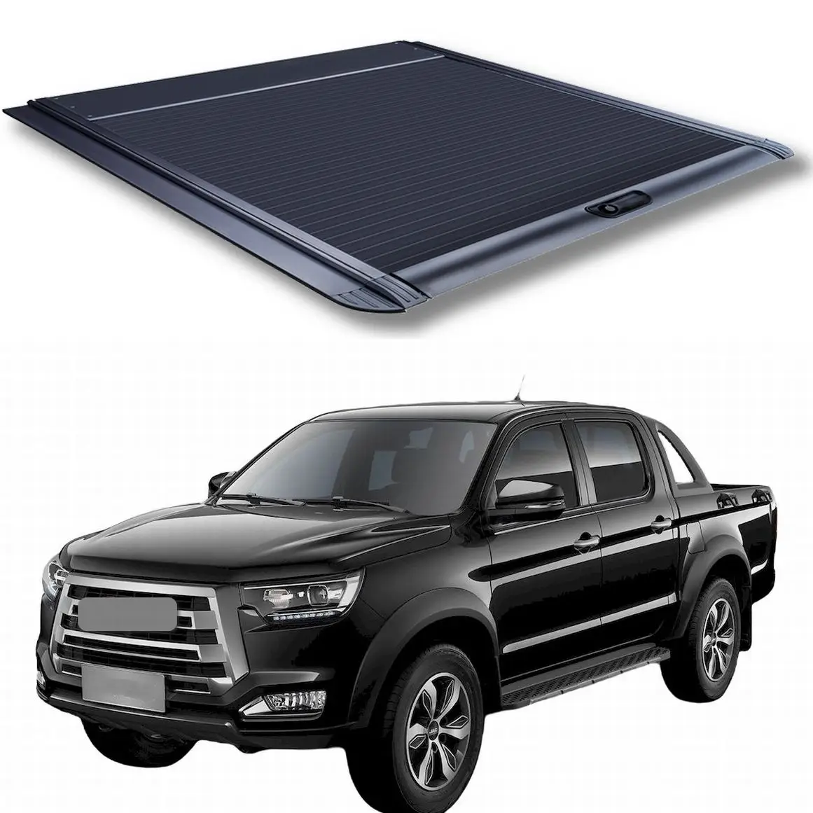 Pickup truck accessories retractable  bed covers for JAC Shuailing T6/T8 standard  Frison