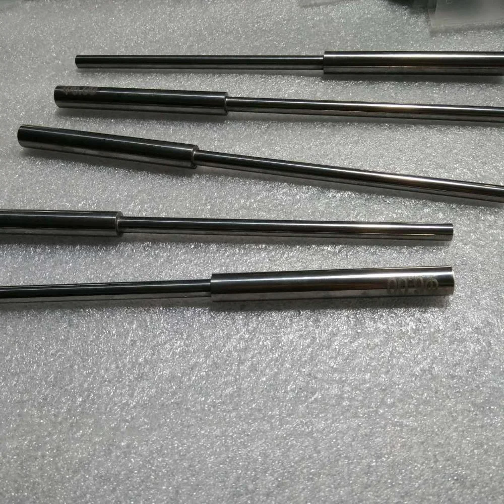 

Precision Customized Tungsten Carbide Rods Pilots Valve with grinding and silver surface