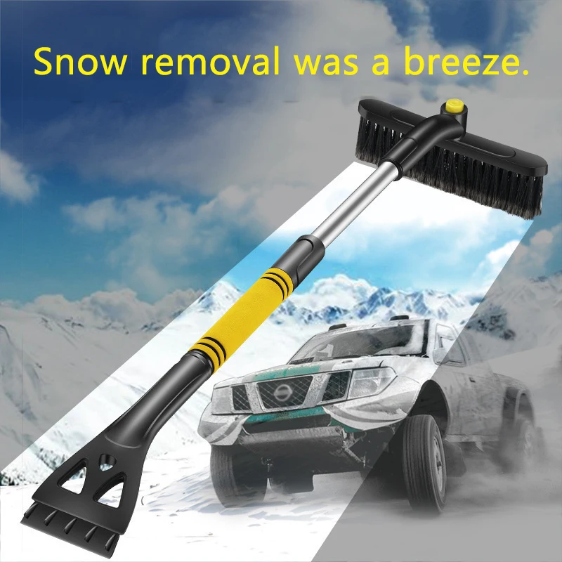 Winter Car Ice Scraper Handle Snow Removal Shovel Scalable Car Windshield Cleaning Scraping Tool Window Clean Tool Parts