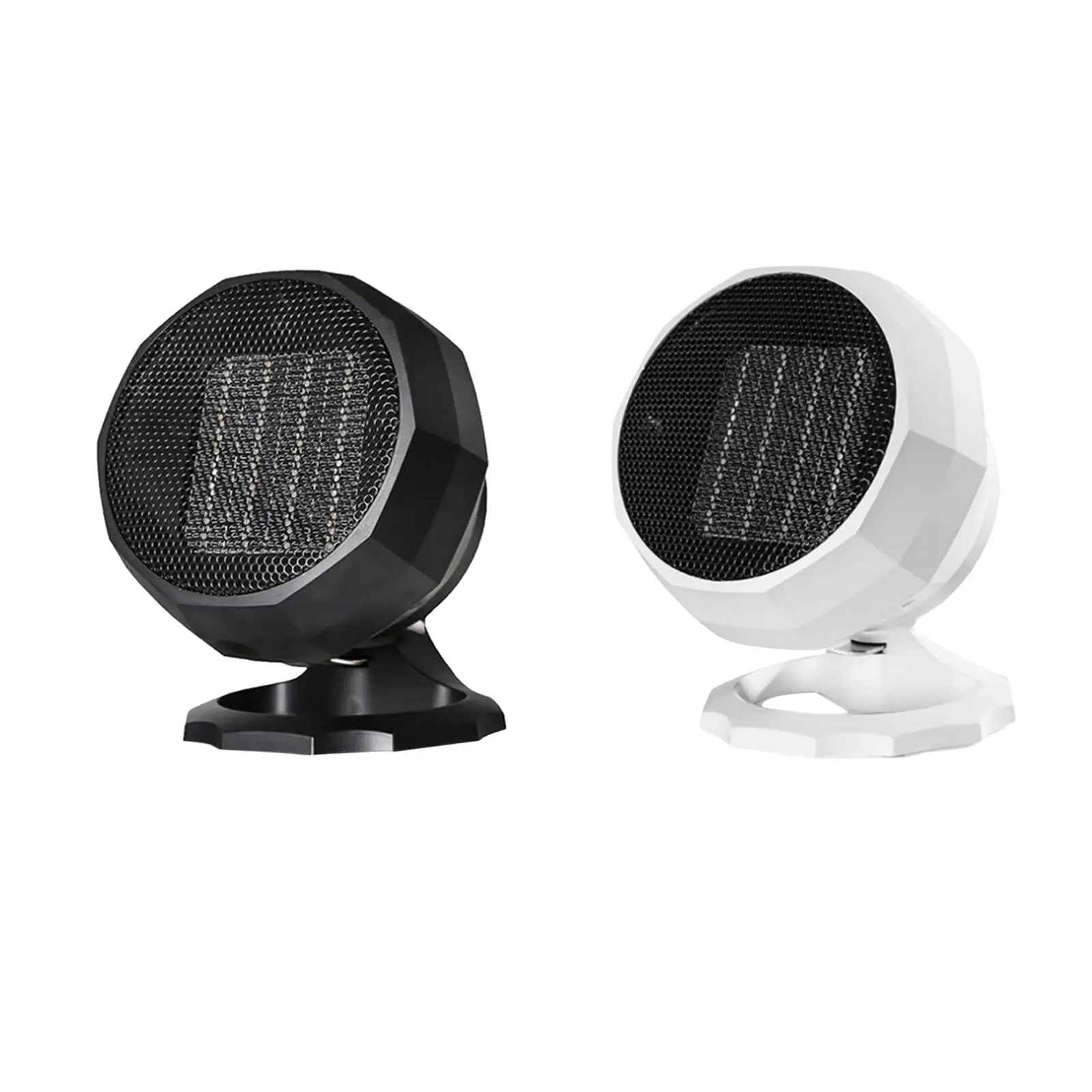 

Desktop Electric Space Heater 180° Adjustable up and Down Desk Winter Heating Fan for Household Apartment Dorm Indoor EU Adapter