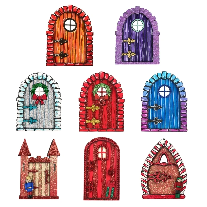 

Fairy Door Decorations Ornaments Fairys DwarfTree Door Garden Decors