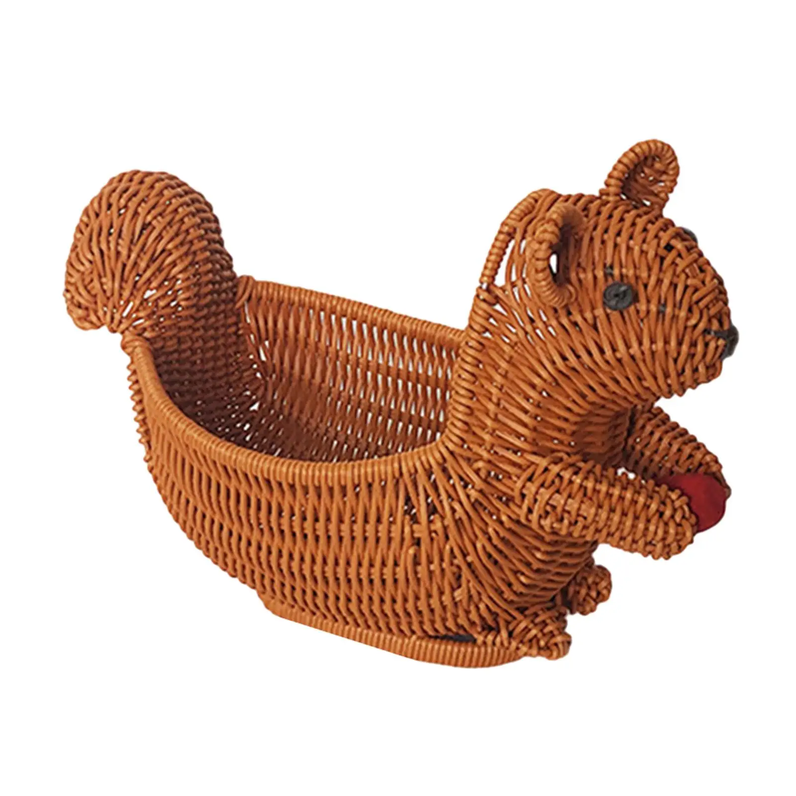 Fruit Basket Animal Shaped Bread Basket Multifunctional Picnic Basket Handmade