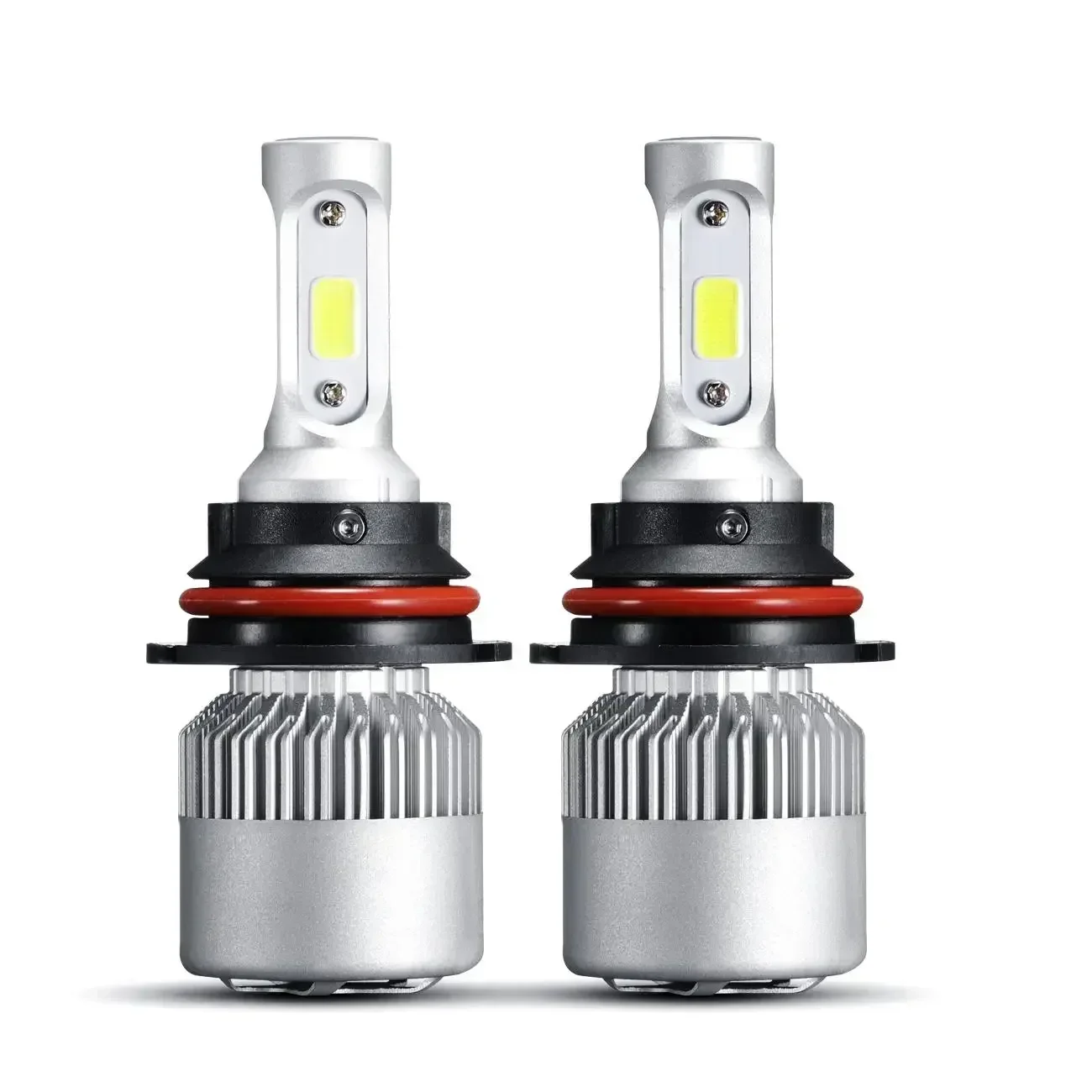 Phare, 2Pcs Véhicule X7-Cob 6500K H7 Phare Led Ampoule Avant