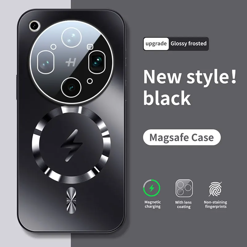 AG Matte Lightning Magnetic Skin-Friendly Wireless Charging Case