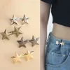 1pair Jeans Button Adjustable Clips for Pant Skirts Waist Tightener Buckle Snap Button Adjuster Pants Pin Retractable Button 1