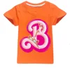 New Kawaii Barbie Kids Short Sleeve Summer Cartoon Boys Girls Soft O-Neck T Shirts Oversized Fashion Y2K White Tees Tops Gifts ﻿ 6