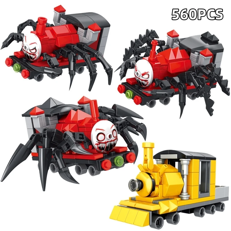 MOC-Blocos de Construção e Figuras para Crianças, Tijolos, Brinquedo, Trem,  Aranha, Choo-Choo, Claude, Ônibus, Comedor, Horrores, Monstro, Presentes de  Aniversário - AliExpress