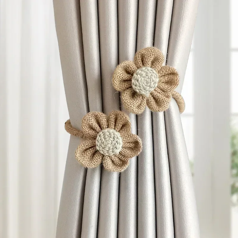 Ins Flowers Curtains Holder Room Curtain Tieback Tie room Decor Buckle for Curtains Barra Cortinas Dormitorios Embrasse Rideau