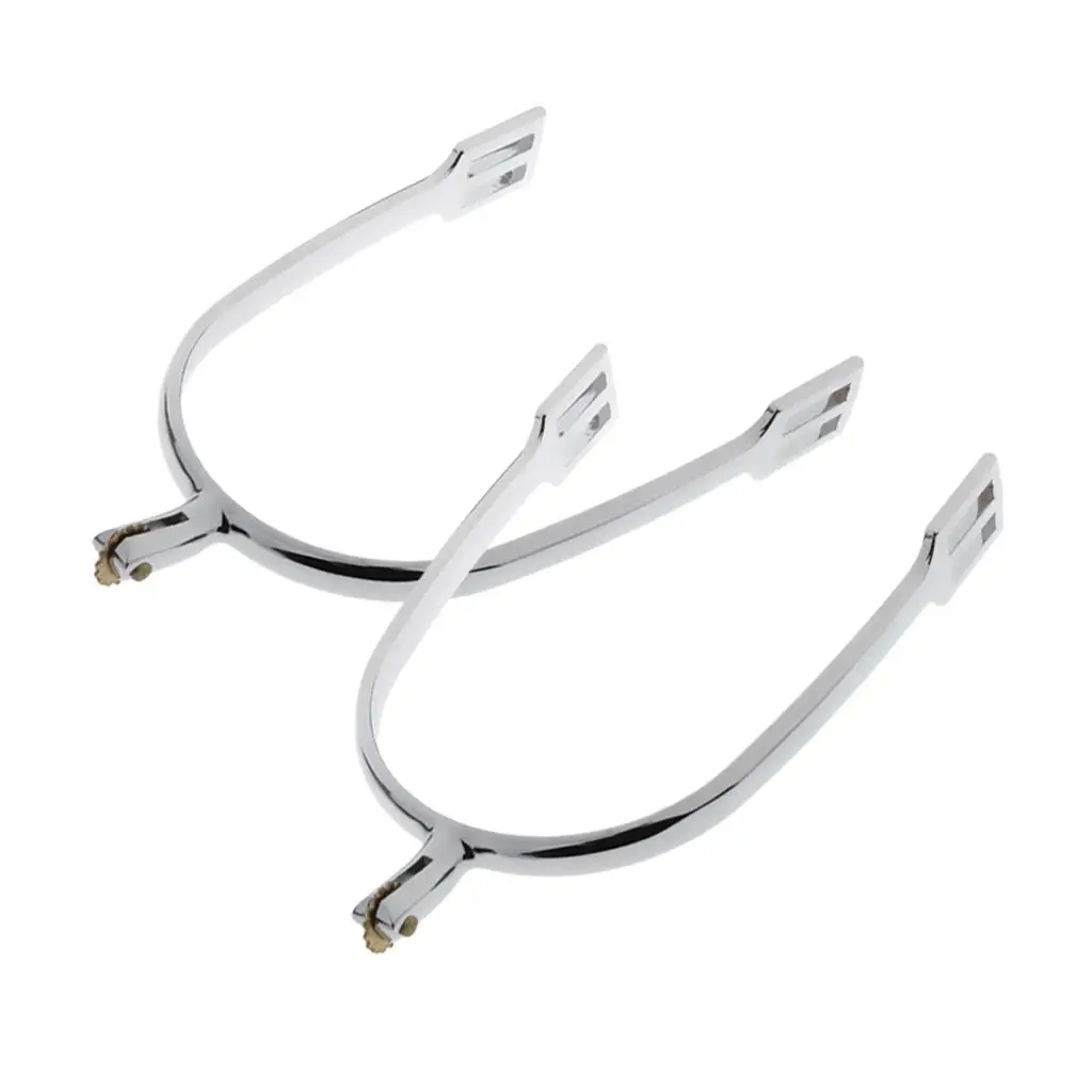 1Pair Zinc Alloy Horse Spurs Horse Riding Equestrian Training Spur for Riding Boots Outdoor Equestrian Sports Accessories 3