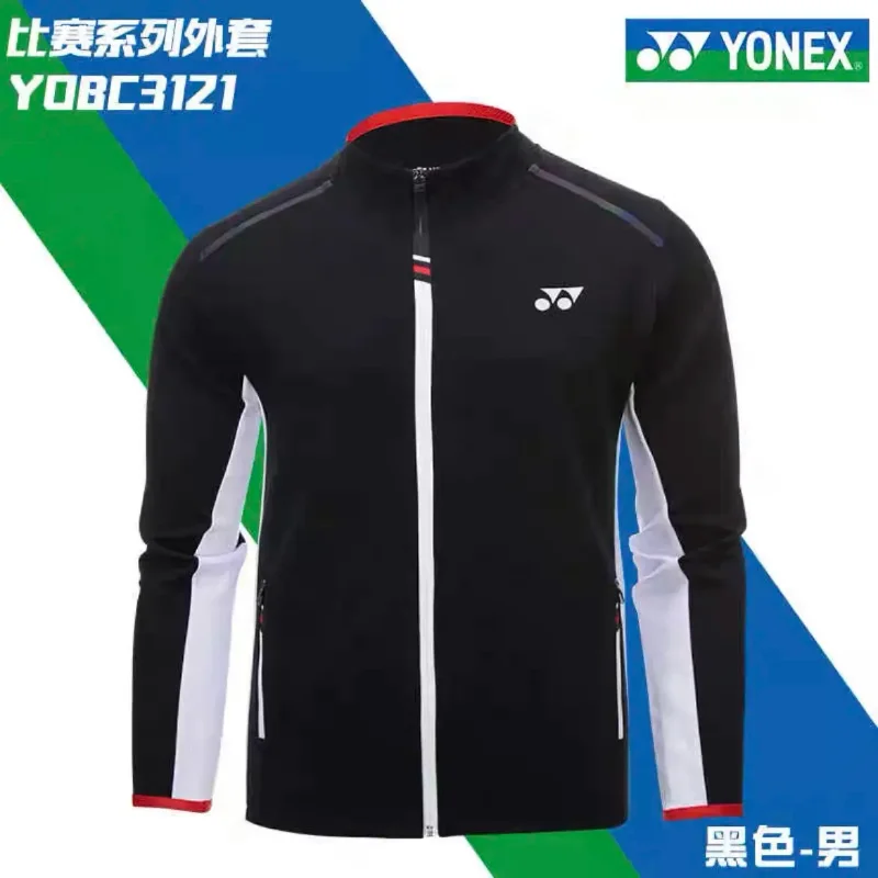 Badminton Uniforms YONEX Badminton Tops Men Women Long Sleeved Sports Shirt Training Competition Loose Coat