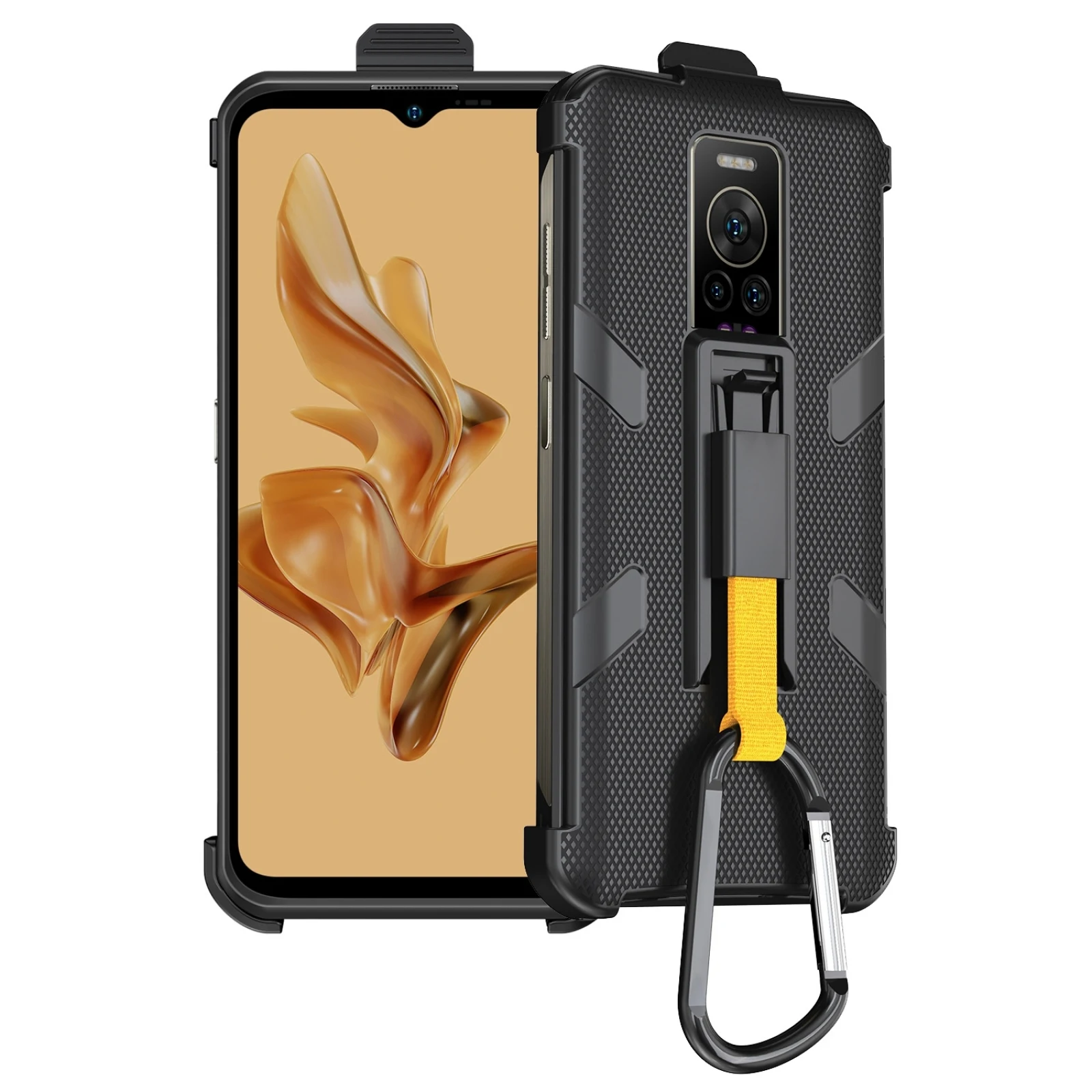 

PULUZ чехол для Ulefone Armor 17 Pro Ulefone Back Clip чехол для телефона с карабином