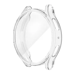 Silicone All - Around Screen Protector Case - Soft TPU Protective Cover for Smartwatches (40mm/44mm) (Transparent)