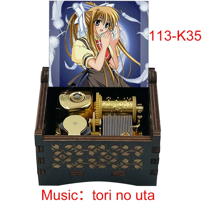 wind up music box tori no uta Music mechanical for anime game fans friends Christmas party new year gift