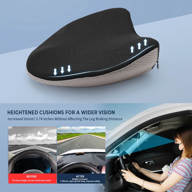 Universal Car Seat Cushion Foam Sciatica & Lower Back Pain Relief