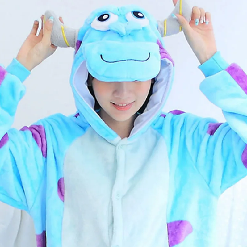 Nightgowns Homewear Bodysuits Kigurumi One piece pajamas Halloween Cosplay Costumes Long Sleeve Onesie Lingerie Casual Jumpsuit