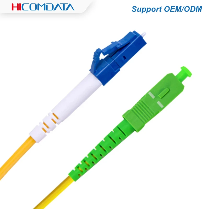 SC/APC-LC/UPC 3M Simplex Single Mode Fiber Optic Patch Cord SC-LC 2.0mm 3.0mm FTTH Fiber Patch Cable 1Ｍ 3M 5M 10M