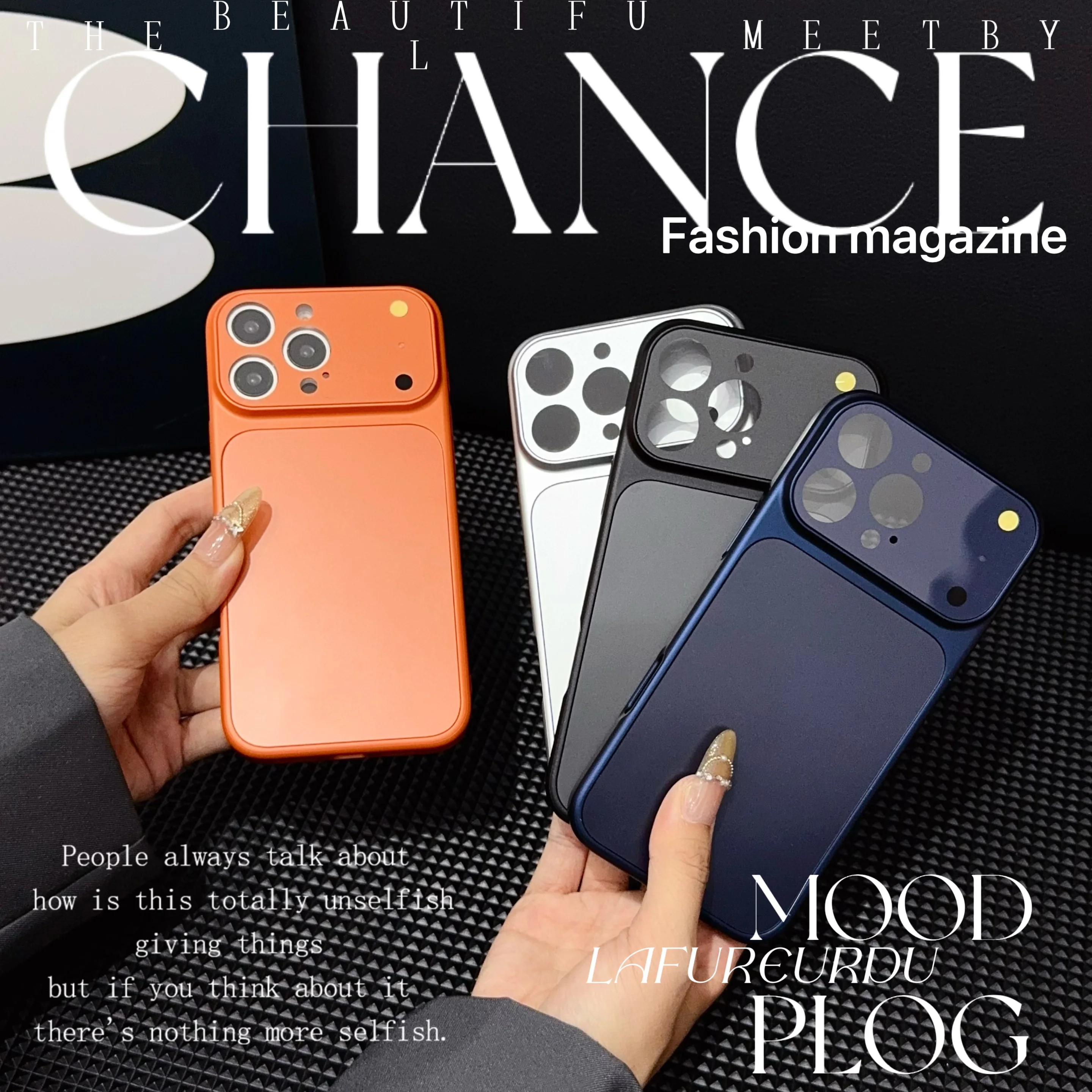 Enhanced Nano Matte Shockproof Phone Case with Original Color Camera Protection