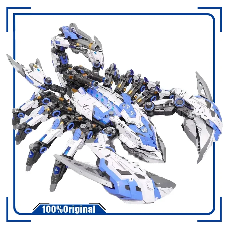 

ZA 1/72 Mechanical Sox Beast Series Scorpion Ez-036 Death Stinger Blue White Color Assembly Model Kit Action Toy Figures Gift